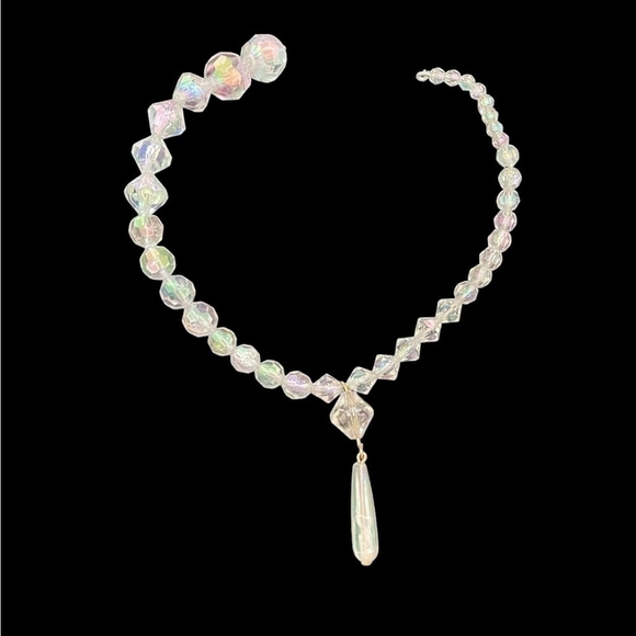 Vintage Other - Beads Strand with a Charm Christmas Ornament Xmas Tree Decoration Tree Necklace